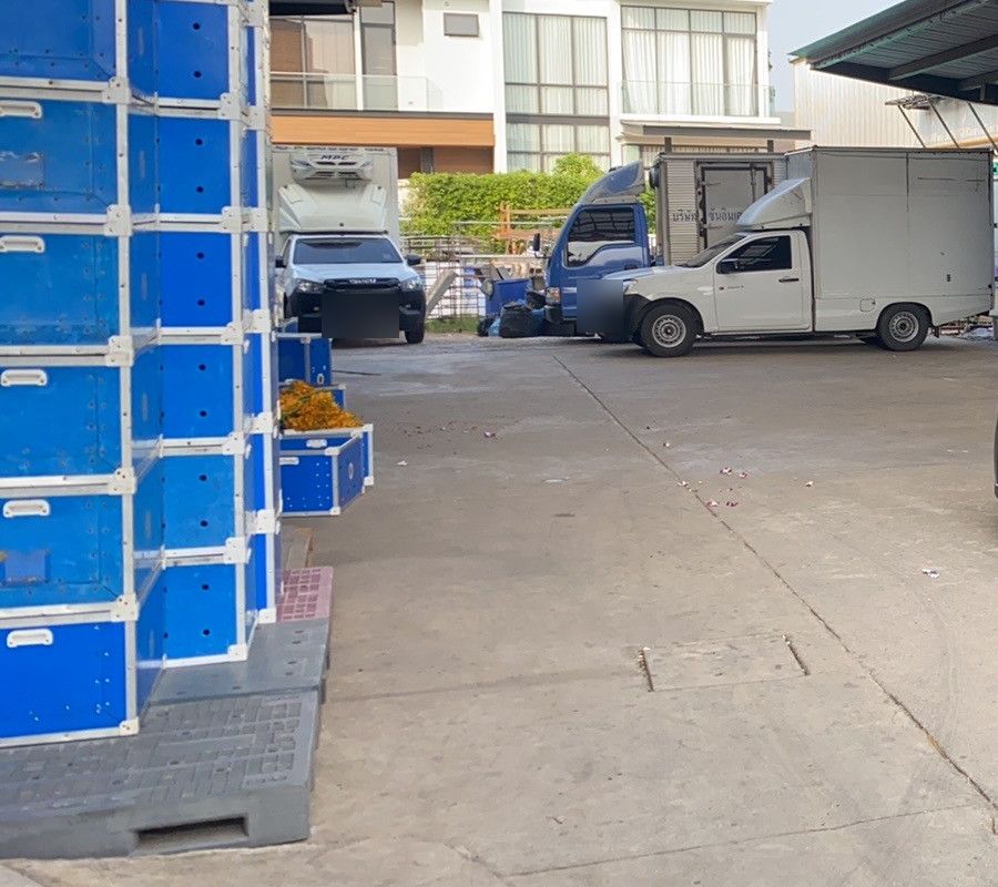 The loading yard at our premises in Taling Chan, Bangkok